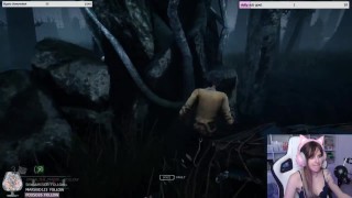 CUTE AND HOT TWITCH STREAMER GETTING CHASED LIVE