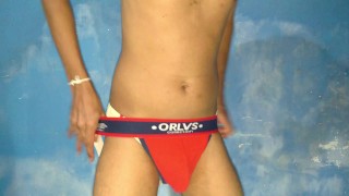 Sri Lankan gay boy's UNDERWEAR try-out JOCKSTRAP, THONG underwear compilation asian twink
