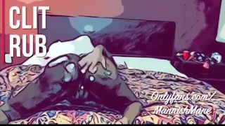 Vee baby fingering her pussy