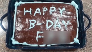 Cum Cake: Baking a Birthday Cake For My Sub-Boy w/ His Cum in it