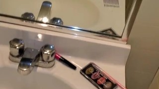Cum on mirror