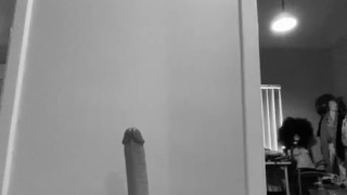 Ruining my hole with a 12 inch dildo