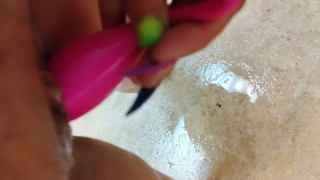 Squirted in the kitchen