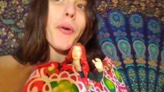 FULL VID @ MANYVIDS Lesbian Giantess Redhead Little Action Figure Giant Fetish