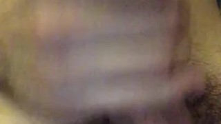 Stroking My Big Dick While My Wife Lays Beside Me 