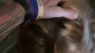 Quick bj before husband comes home