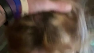 Quick bj before husband comes home