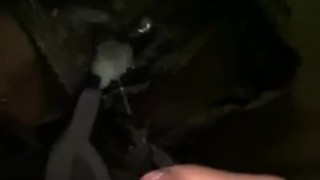 Elle veut du sperme dans sa culotte noir