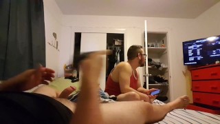 Giving Each Other Blowjobs While Playing Mortal Kombat X