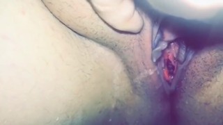 SLUT FINGERS HERSELF AND ACCIDENTALLY PEES!! 