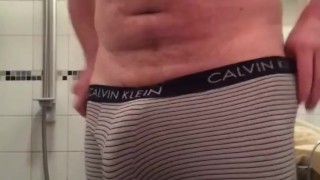 Straight British Builder Giving SPH small penis humiliation, Cock Worship Alpha Male