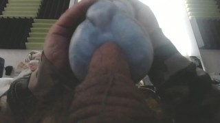 Cumming in JT Bad Dragon toy