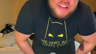 Verbal chub showing off his fat ass while talking dirty