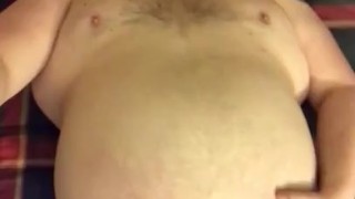 365 lb Gainer lying down belly play