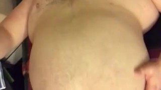 365 lb Gainer lying down belly play