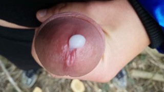 Shooting rope of cum slow-mo