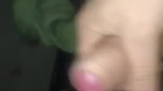 likes to jerk off his cock