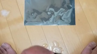 Sperm explodes on masturbation!