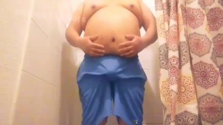 Playing in the shower