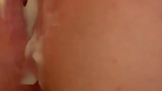 Fucking My Creamy Pussy in the Shower Until I Squirt