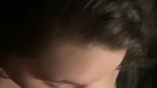 Wife gets done up for blowjob and facial
