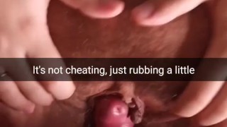 It's not cheating until he penetrates my fertile pussy, dear!