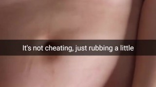 It's not cheating until he penetrates my fertile pussy, dear!