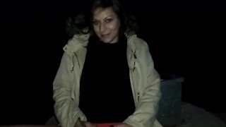 Milf naked in public