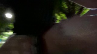 Jerking Off In Public - freeballing On My BMX bike - Cruising At 3am In the park!