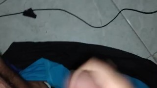 I was hot and dripping off my pants and the floor 2