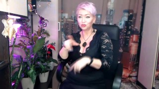Kinky mature bitch fucks herself with a transparent dildo in private on her wedding anniversary!