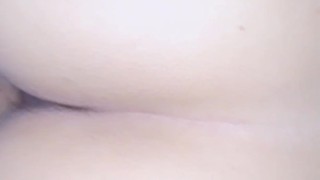 Hot girl, sweating whille Riding me hard in reverse cowgirl 