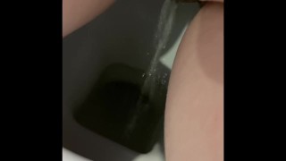 Female desperate piss wetting and squirting 