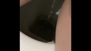Female desperate piss wetting and squirting 