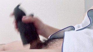 電動 オナホ 腰振り 男子学生の自撮りオナ 喘ぎ声あり