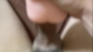 オナホオナニーで中出し射精