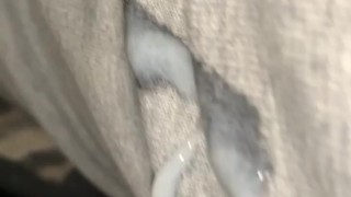 Close up homemade amateur horny Jerk off fast cumshot training uncutcock big load quick