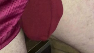 BOUNCING BULGE ** Stair Running Workout in SLOW MOTION **