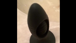 Mature MILF BBW Wearable Butt Plug Ass Vibrating Toy