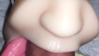 I received the greatest blowjob ever by an adult toy, cum & piss in mouth with me tasting every drop