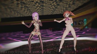 MMD R18 Misaka And Kuroko - Blackpink Whistle 1212