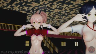 MMD R18 Mika And Kanade Lee Suhyun - Alien - 1232