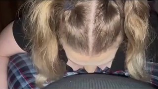 Bbw sloppy deepthroat & rough titfuck