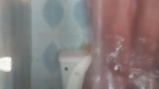 Shower time after shooting huge load 
