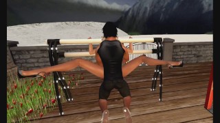 Working Out in Pantyhose