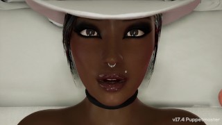 Beautiful Cowgirl Futa Loves Herself, Dildo, And You (Brittany Home Alone)