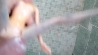 Taking a shower with: Katherine (2/2)