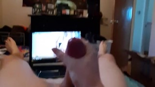 36 Hour Abstinence Orgasm! Giant 10 Spurt Cum Load After Edging