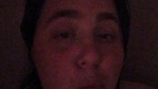 Bbw in the tub with jets on 
