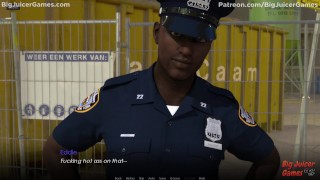 Depraved Awakening #2: Slutty widow gets titty-fucked by a detective (HD Gameplay)